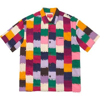 Multicolor Supreme Patchwork S/S Shirts | Supreme 254IS